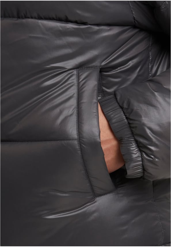 Shiny Puffer Jacket-5