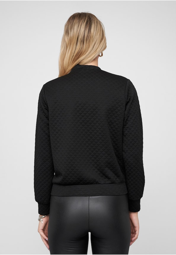 Blouson with Diamond Stitch-1