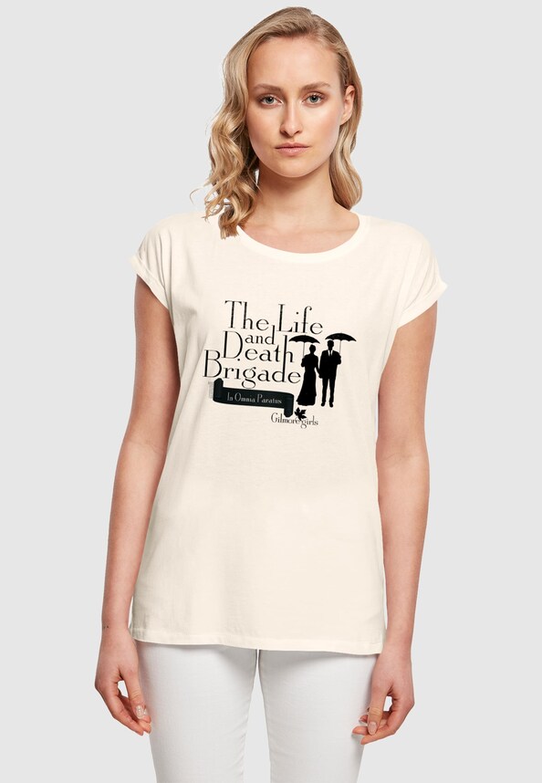 Ladies Gilmore Girls - The Life And Death Brigade T-Shirt-0