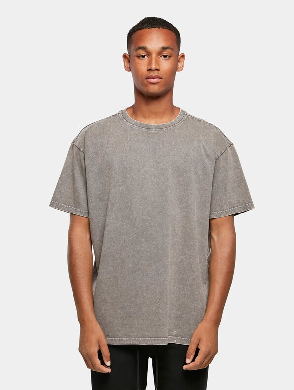 Build Your Brand Acid Washed Heavy Oversized T-Shirt-2