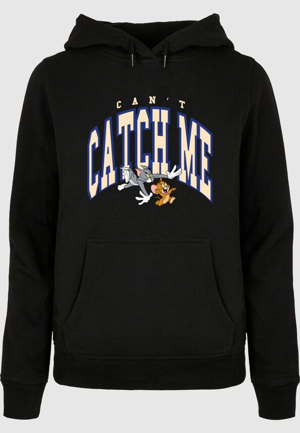 Ladies Tom and Jerry - Can't Catch Basic Hoody-4