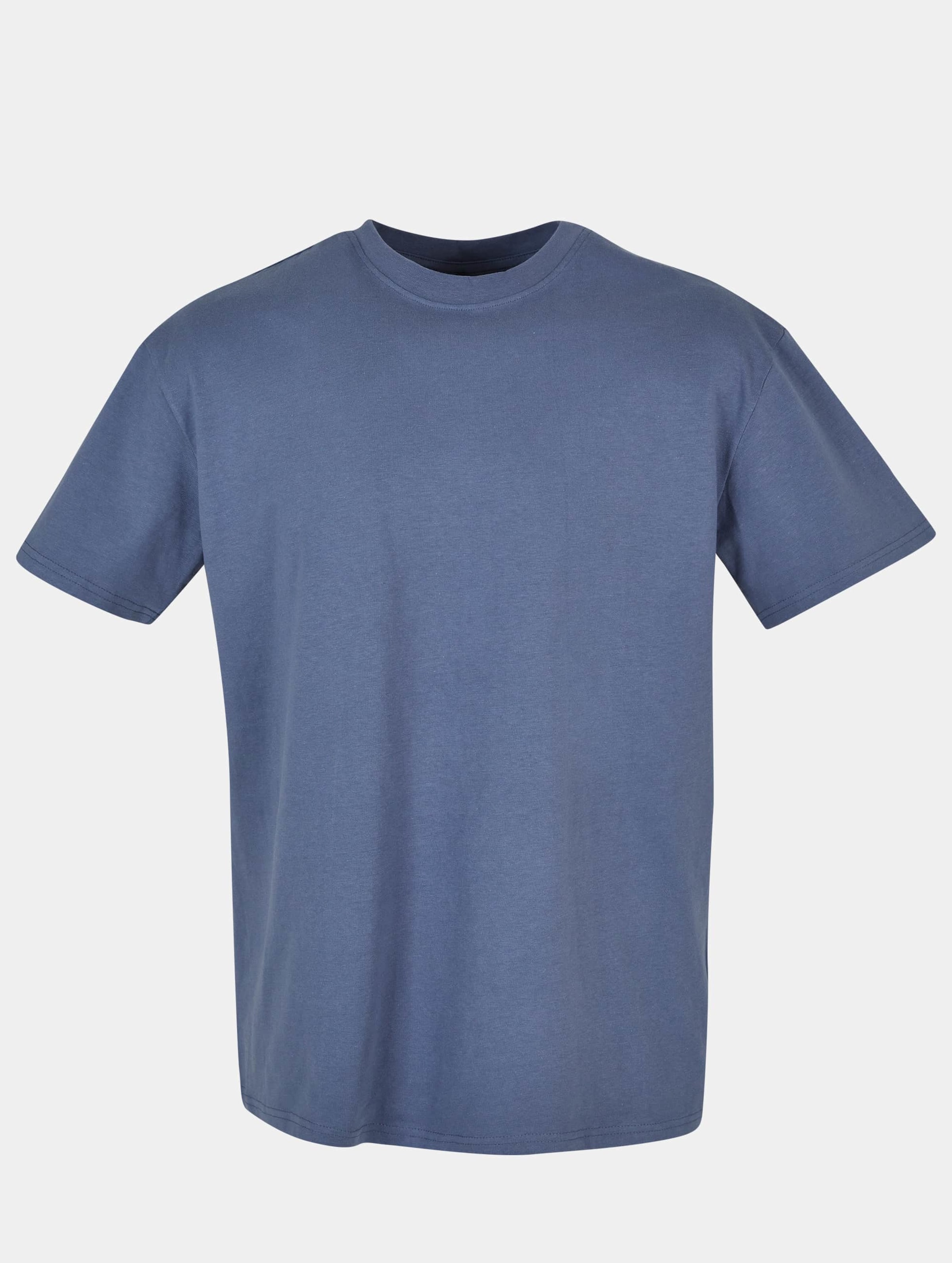 Build Your Brand Heavy Oversize T-Shirt Mannen op kleur blauw, Maat L