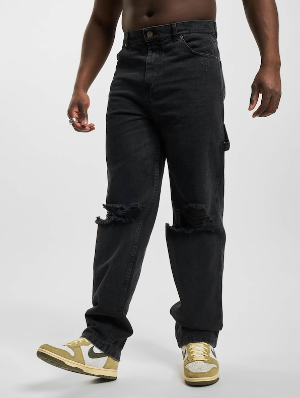 Retro Baggy Workwear Knee Cut-1