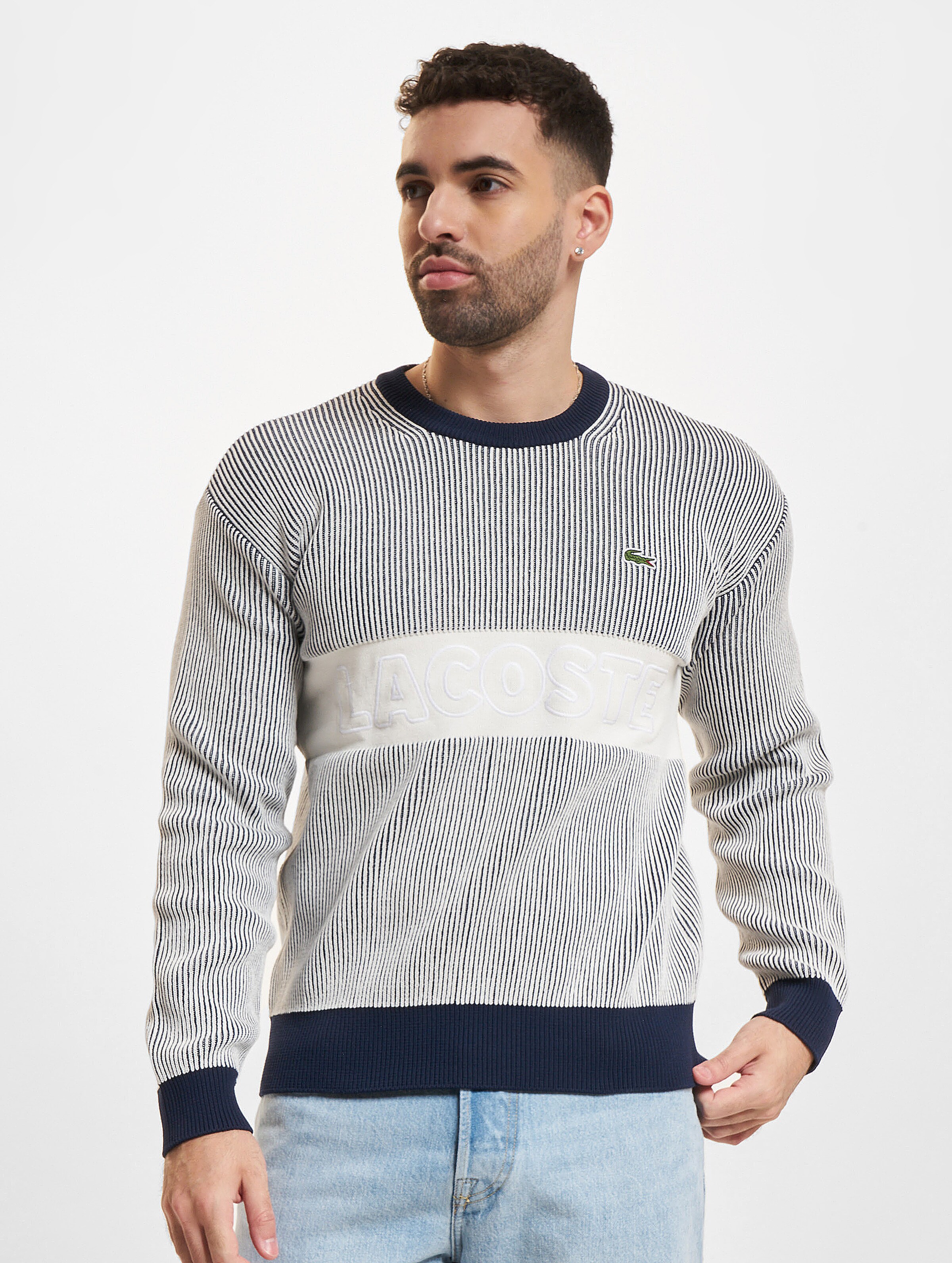 Lacoste Sweater Mannen op kleur blauw, Maat M