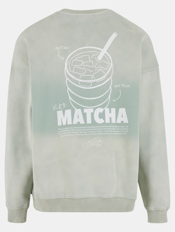 Matcha Oversized Washed Sweater-5