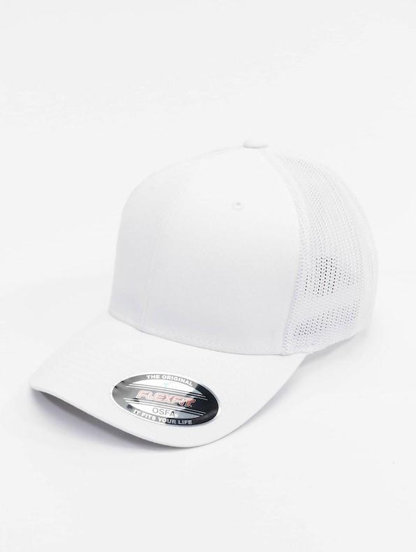 Flexfit Mesh Cotton Twill Trucker Cap-0