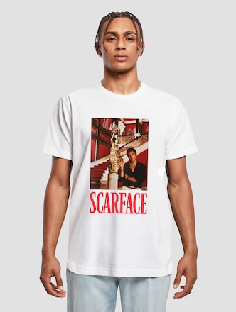 Merchcode Scarface Fountain T-Shirts white XS