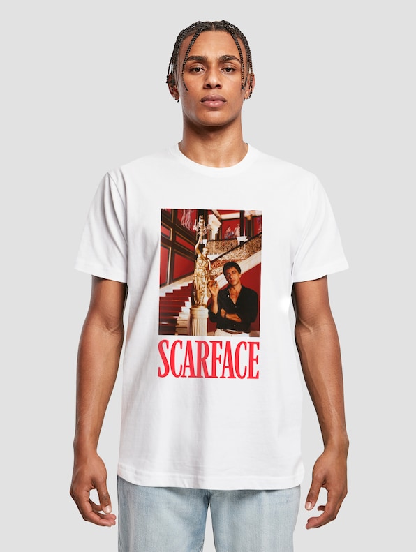 Merchcode Scarface Fountain T-Shirts white XS-0