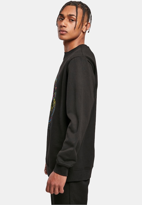 Harry Potter - Neon Hogwarts Crest Crewneck-2