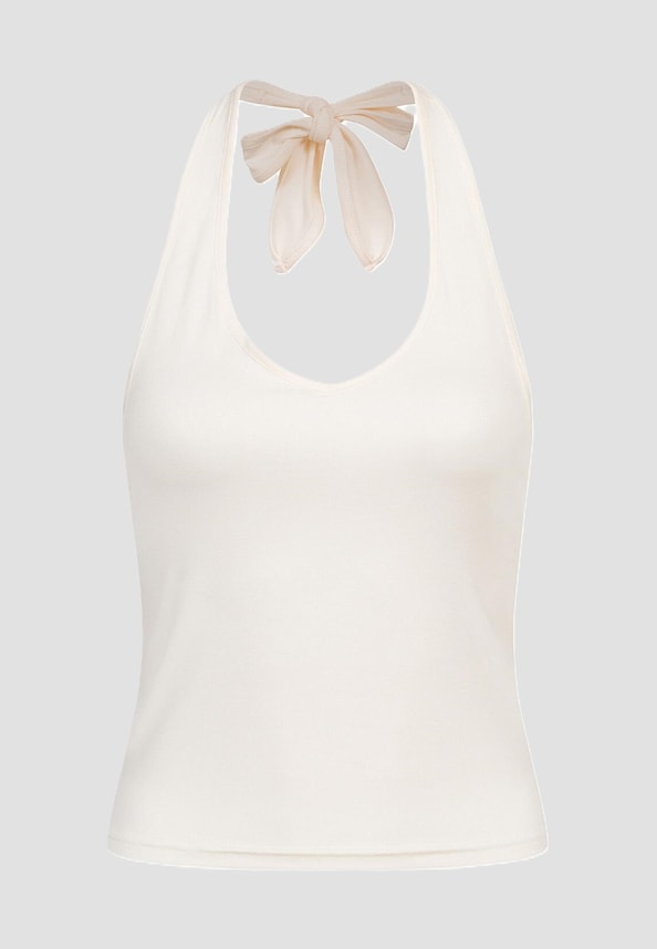 Pieces Damen Neckholder Top-0