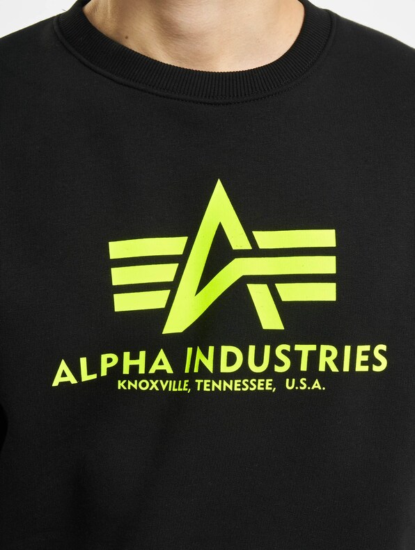 Alpha Industries Basic Neon Print Pullover-3