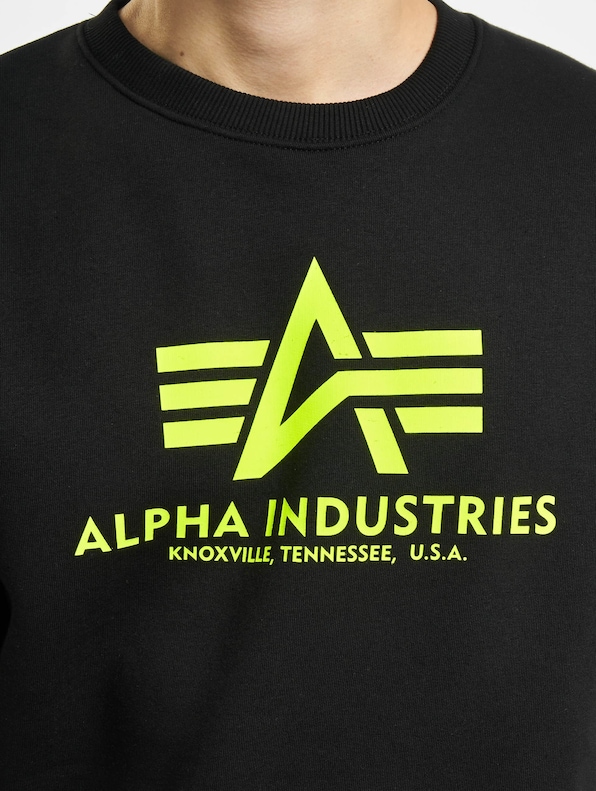 Alpha Industries Basic Neon Print Pullover-3