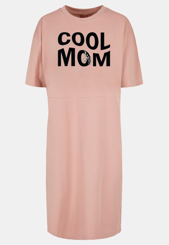 Ladies Mothers Day - Cool mom Organic Oversized Slit-2