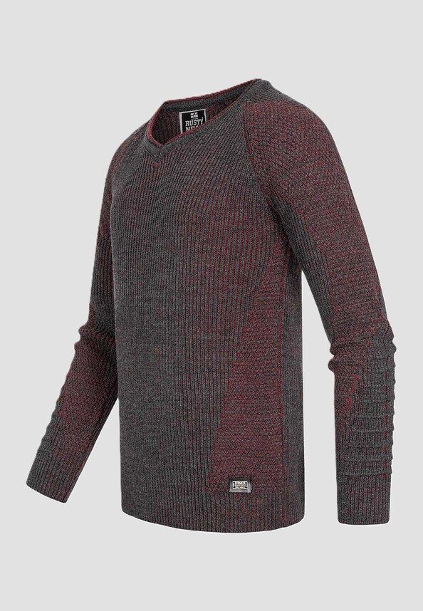 Rusty Neal Herren Grobstrick Pullover-0