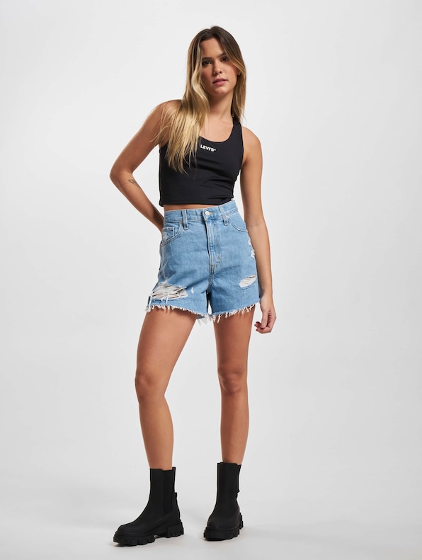 Levi's® High Waisted Mom Shorts-4