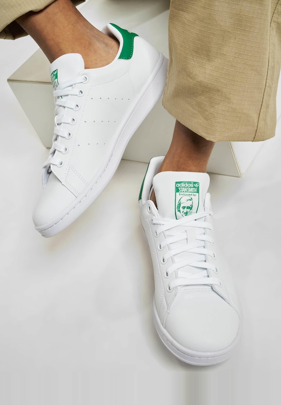 Adidas Originals Stan Smith Shoes cloud white/green-0