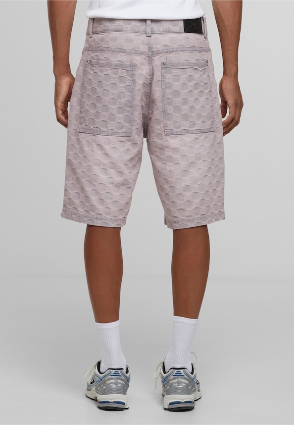 PEQUS Aether Monogram Denim Jorts-1