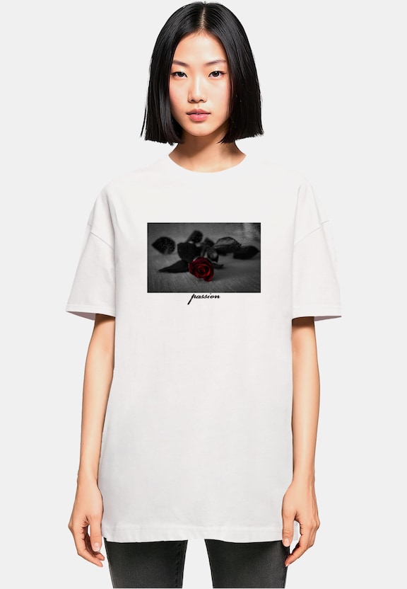 Ladies Passion Rose Oversized Boyfriend -0