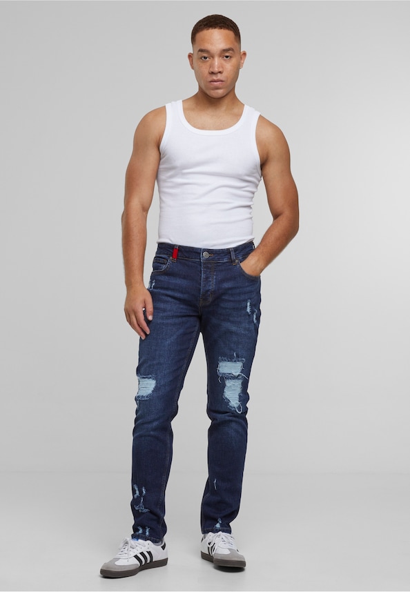 MIGUEL RIPPED SLIM FIT JEANS-2