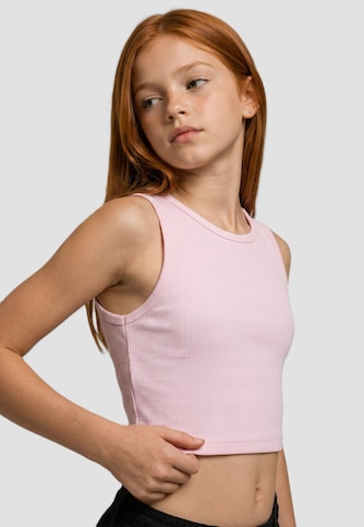 Girls Washed Rib Jersey Cropped