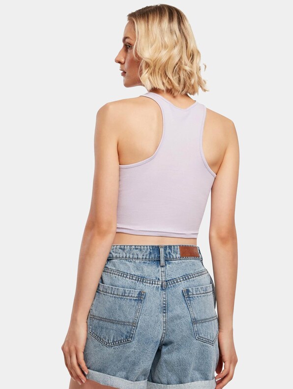 Ladies Cropped Rib-1