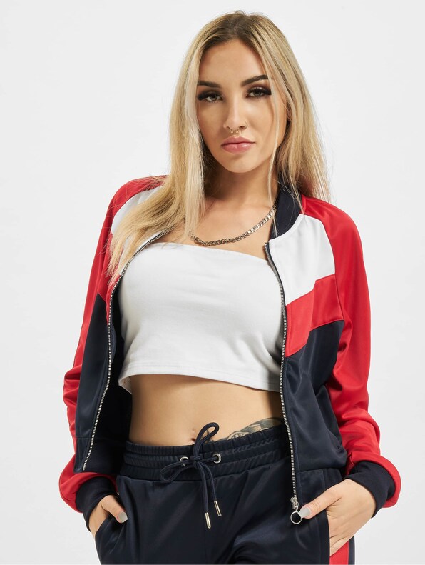 Ladies Short Raglan Track Jacket-0