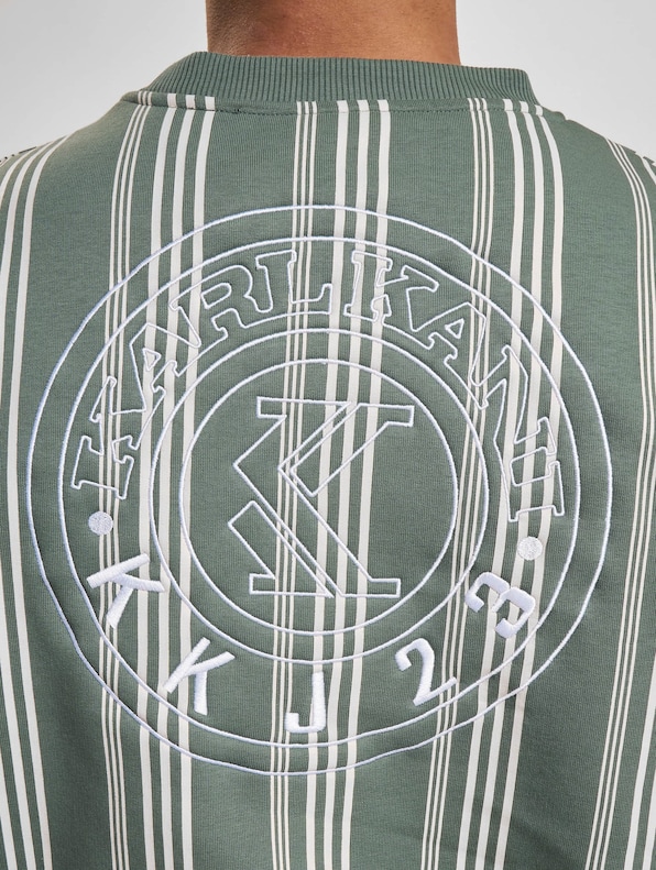 Small Signature Striped Crew-3