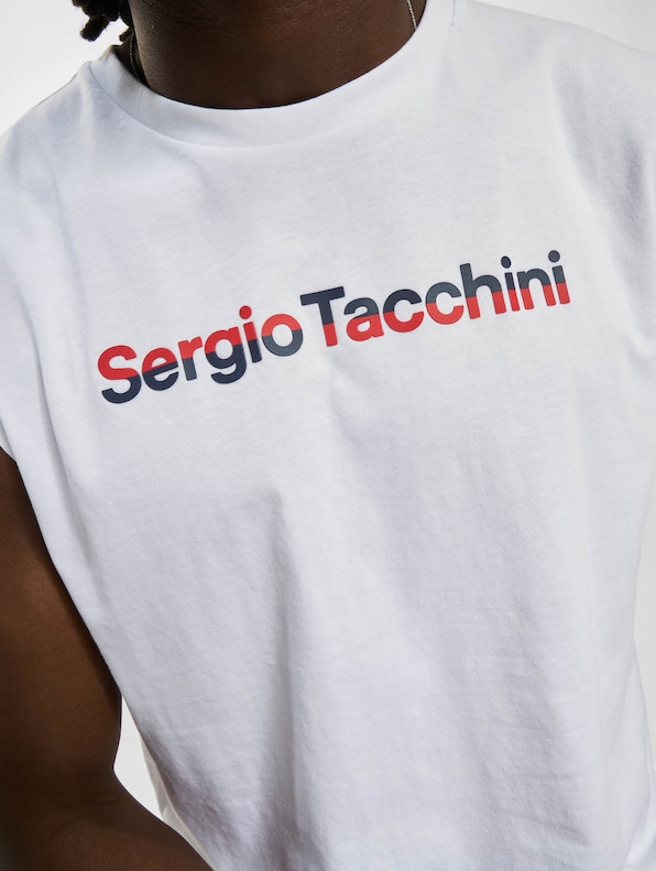 Sergio Tacchini Tobin T-Shirt White/Adrenaline-3