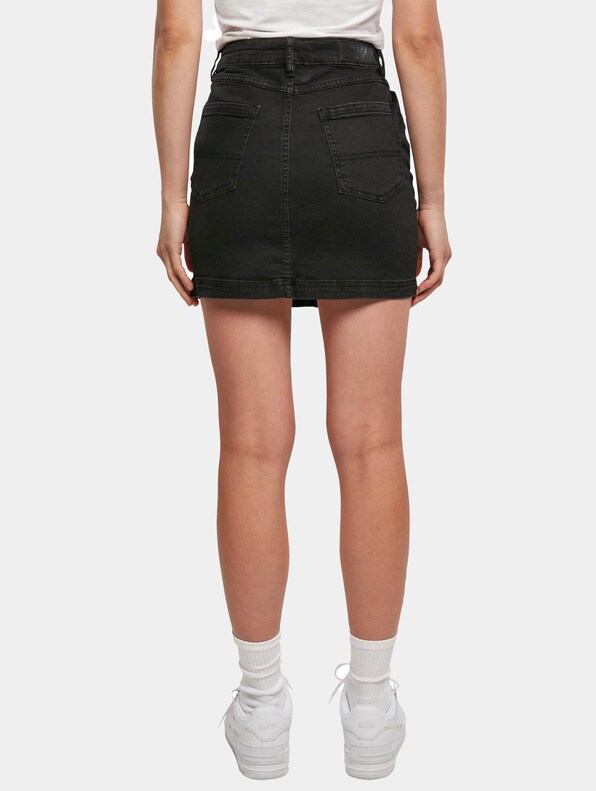 Ladies Organic Stretch Denim Mini -1