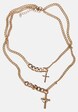 Various Chain Cross Necklace-0