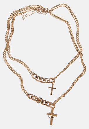 Various Chain Cross Necklace