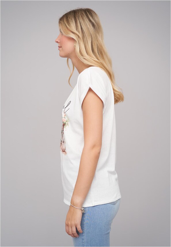 Ladies Grateful/Bike02 Tee-2