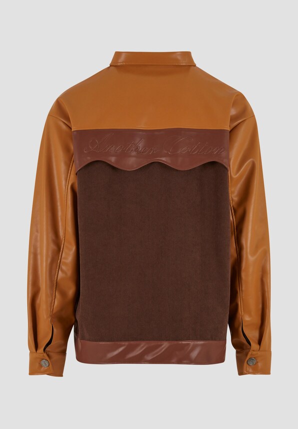 Another Cotton Lab Another Oversize Vegan Lederjacken-5