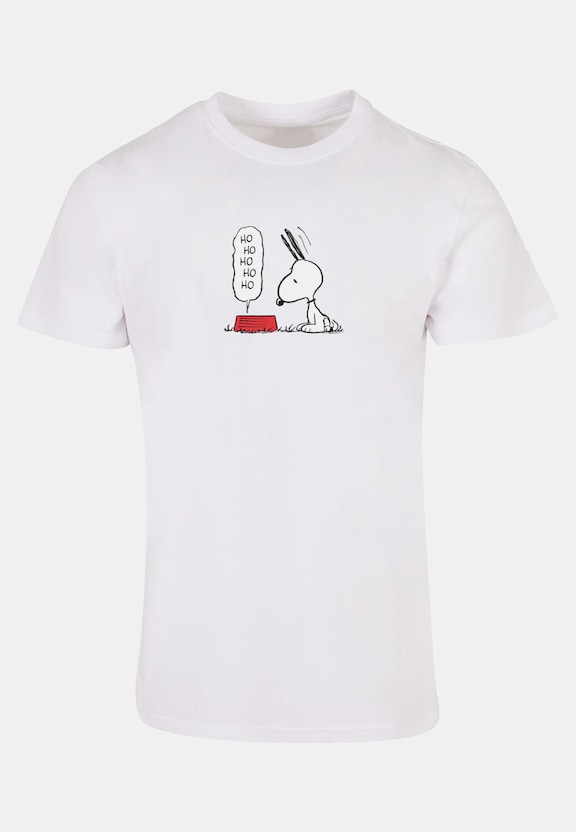 Peanuts Hungry Snoopy Basic Round Neck T-Shirt-4