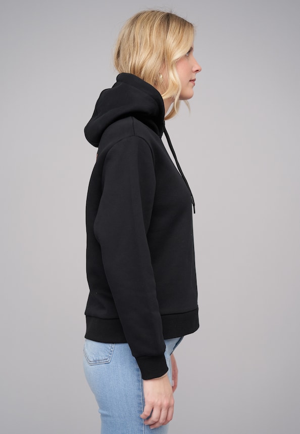 Ladies 77 Free Spirit Black Everyday Hoodie-3