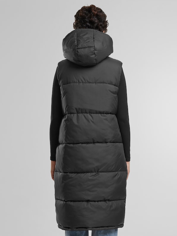 Ladies Long Hooded Puffer-1