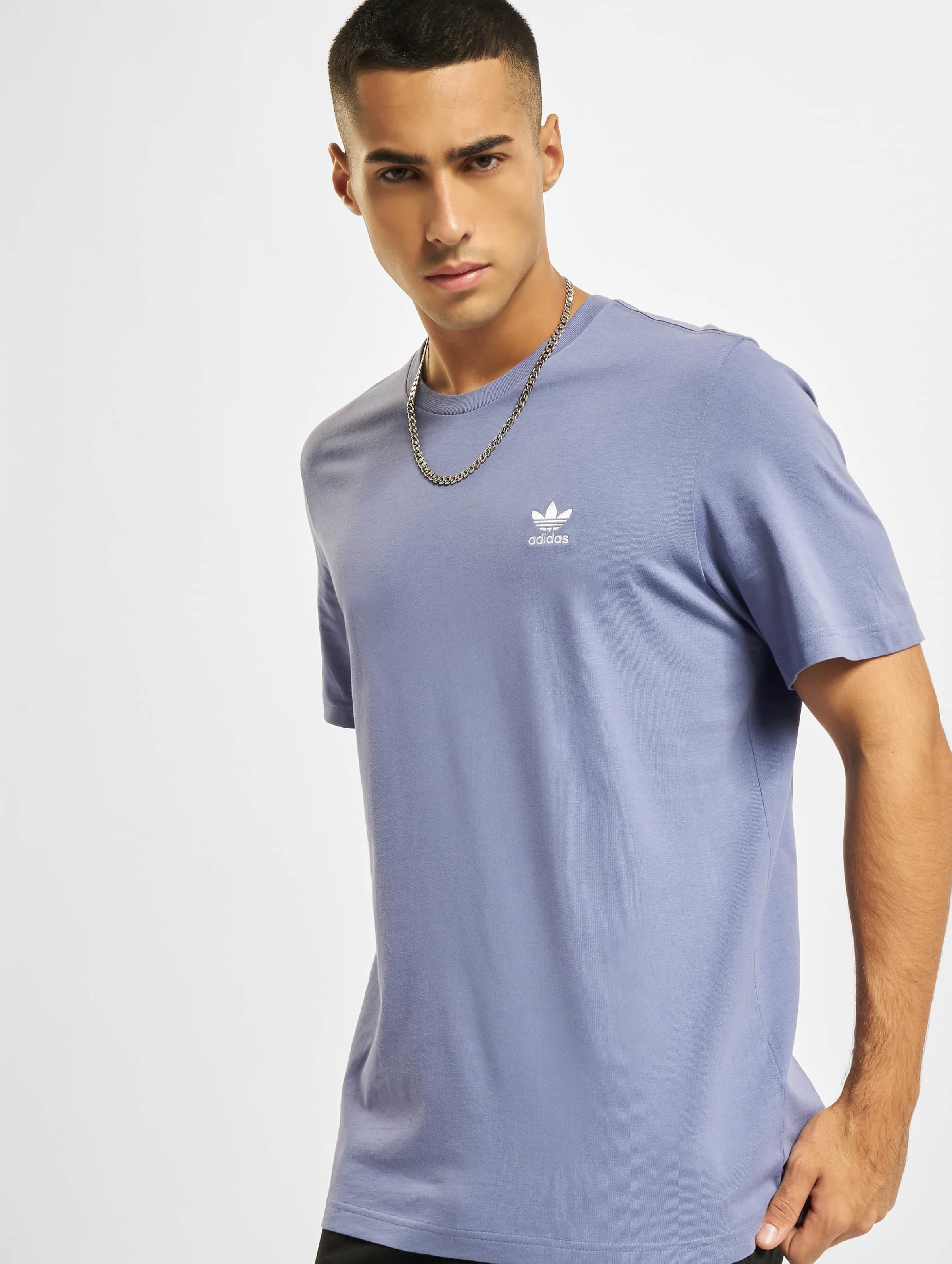 adidas Originals Adidas Essential T-Shirt Mannen op kleur blauw, Maat S