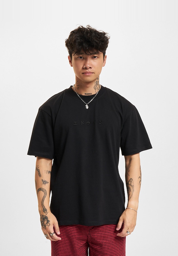 Edwin Katakana Embroidery T-Shirt-2