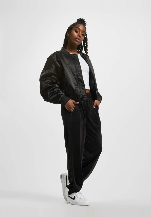 Ladies High Waist Ballon Velvet -5