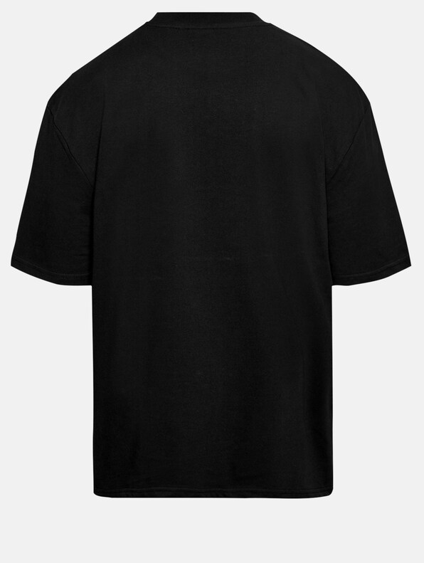 Dropsize Heavy Oversize Curved HD Logo T-Shirts-4