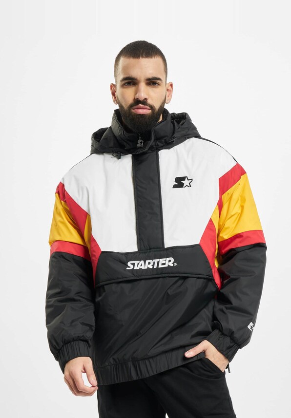 Starter Color Block Half Zip Retro Jacket-2