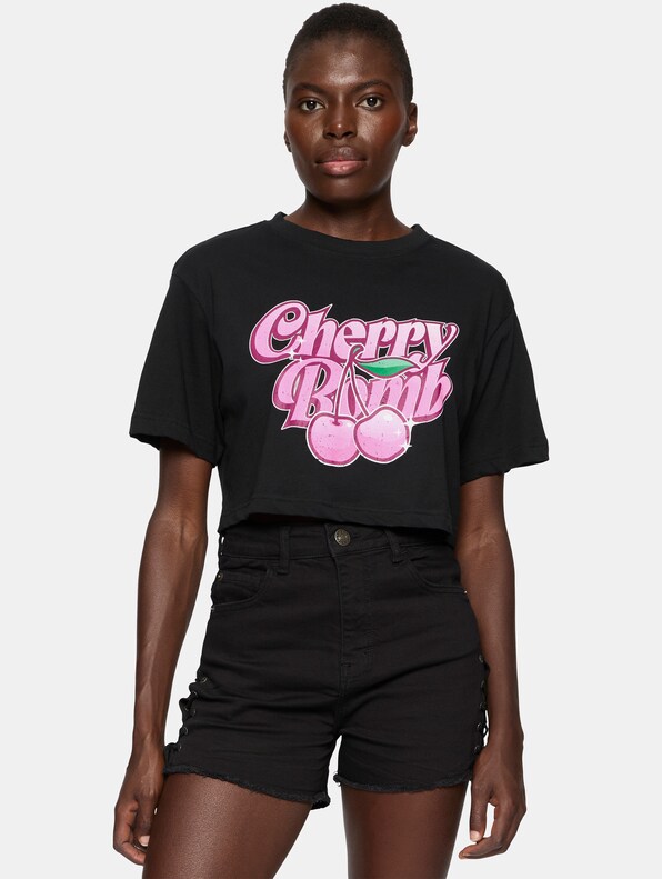 Cherry Bomb Ladies Short Overized -0