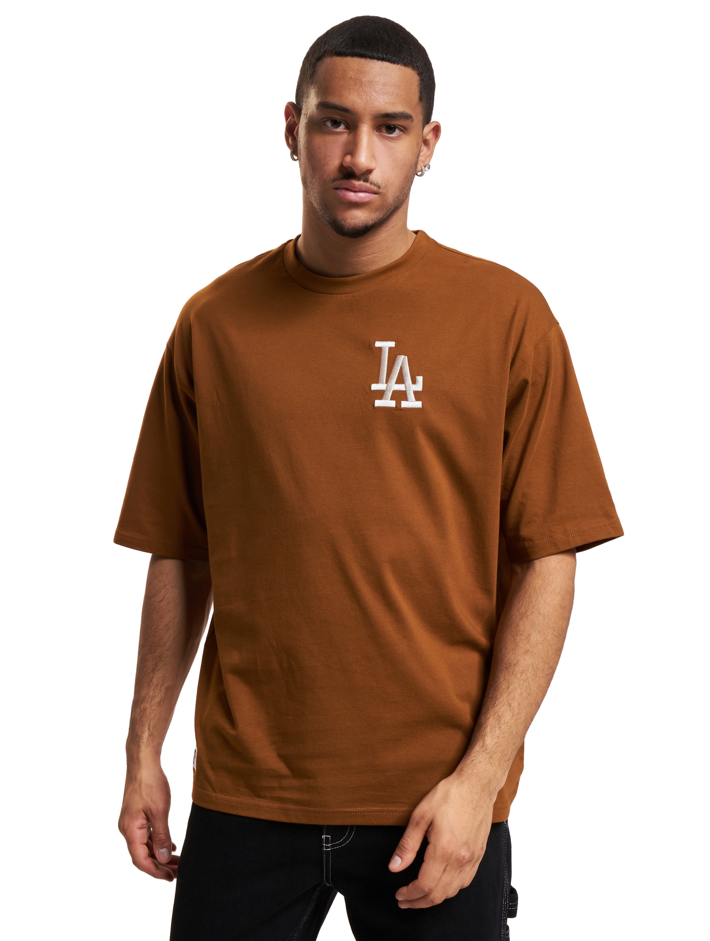 New Era T-Shirt Mannen op kleur bruin, Maat S