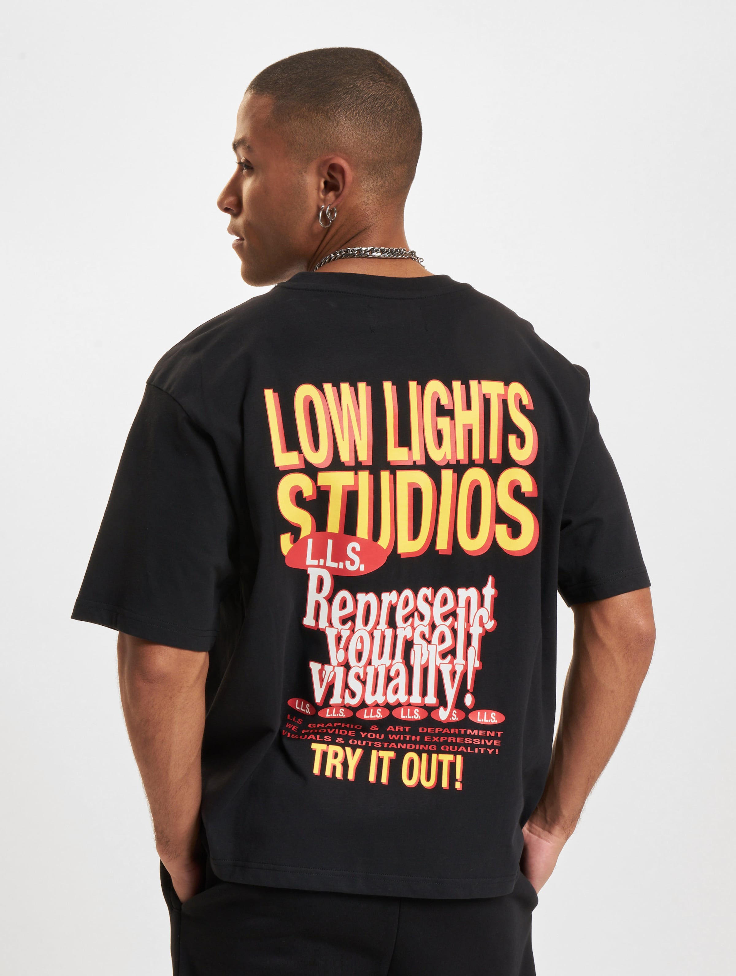 Low Lights Studios Representation T-Shirt Männer,Unisex op kleur zwart, Maat XL