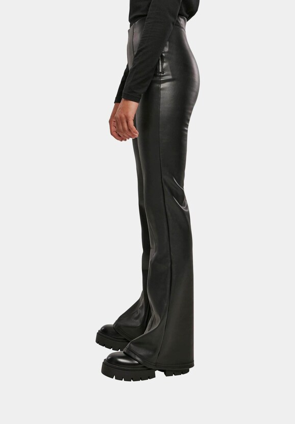 Ladies Synthetic Leather Flared-1