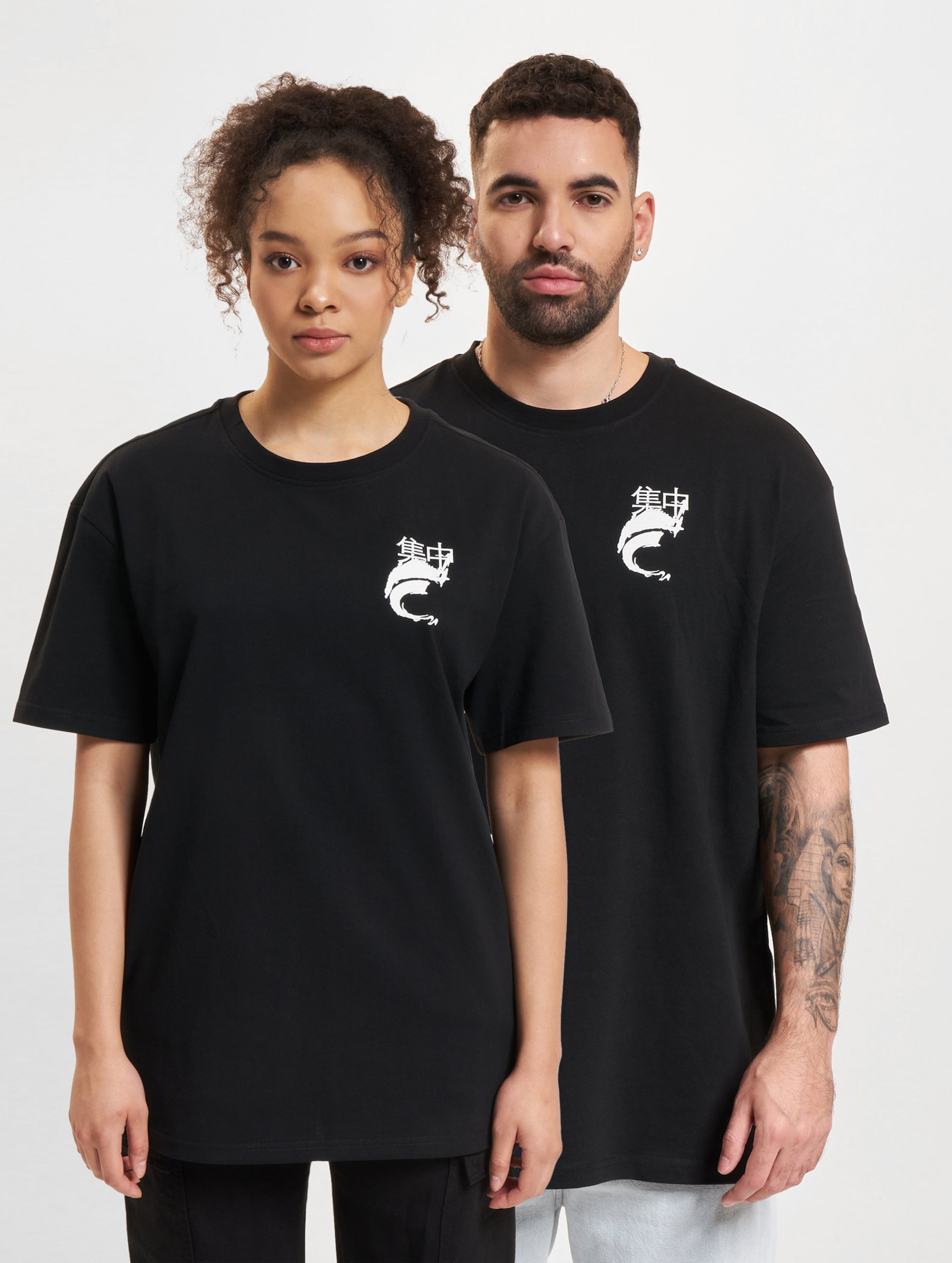 Fokus x Def FOKUS DEF Japan T-Shirts Vrouwen op kleur zwart, Maat XL