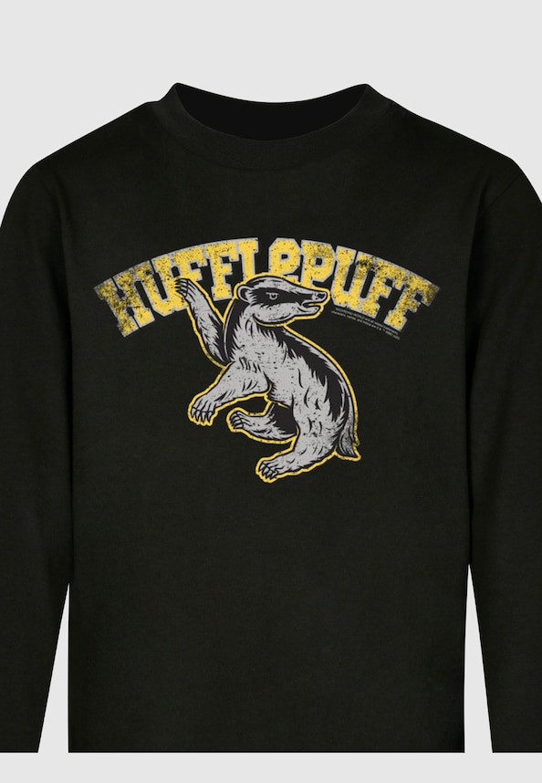 Kids Harry Potter - Hufflepuff Sport Emblem Longsleeve-2