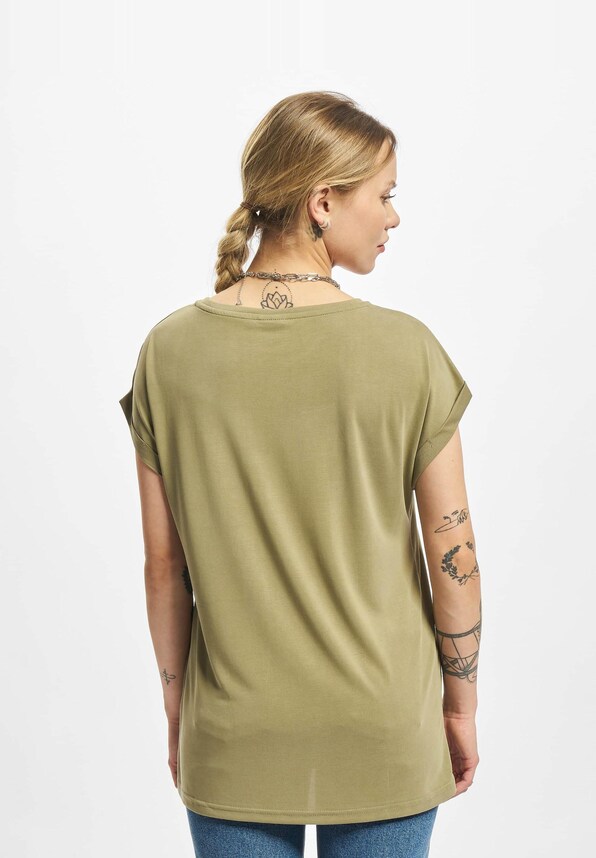 Ladies Modal Extended Shoulder-0