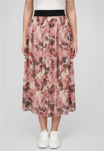 Cloud5ive Damen Longform Rock mit All Over Print und Gummibund