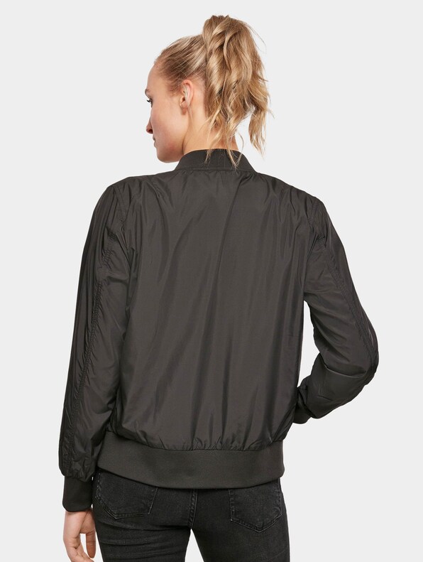 Ladies Nylon Bomber Jacket-1